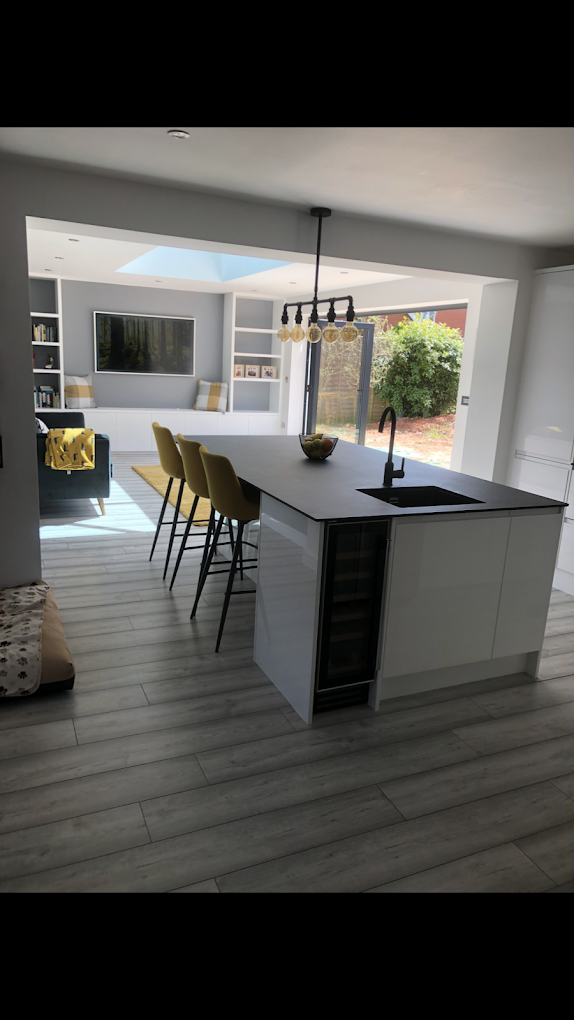 Modern kitchen extension in Torbay and South Devon